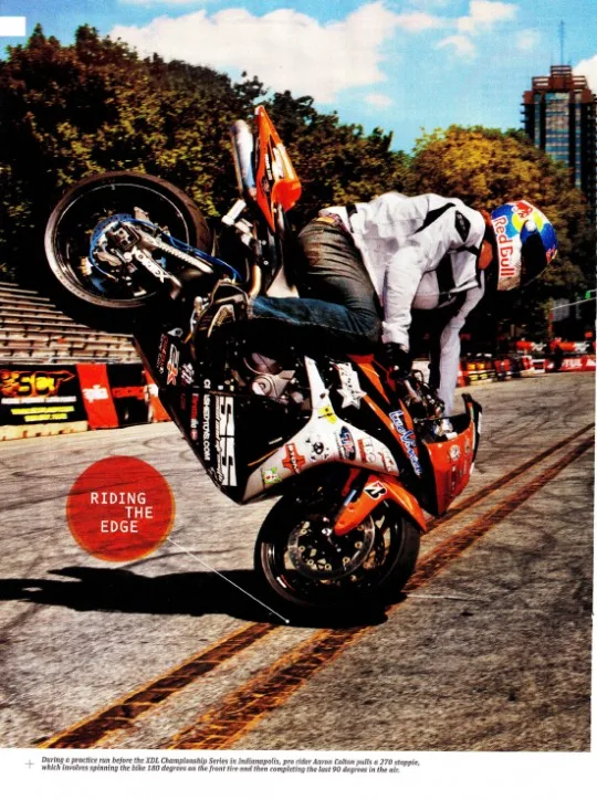 City street wheelie