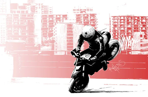 Ducati stoppie